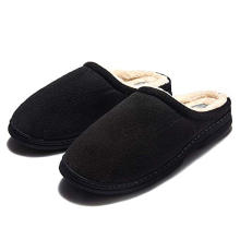 Mens Fluffy Cozy Slipper Slip-on Clog Winter House Shoes Indoor & Outdoor